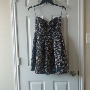 Strapless Flower Dress